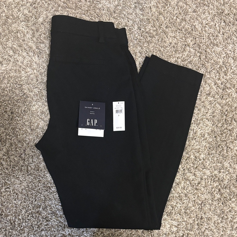 GAP Classic Black Ankle Trousers